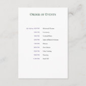 Simple Lavender Wedding Details Enclosure Card エンクロージャーカード (裏面)