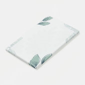 Simple Leaf Pattern Post-it Notes ポストイット (アングル)
