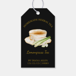 Simple Lemongrass Tea Hang Tag  ギフトタグ