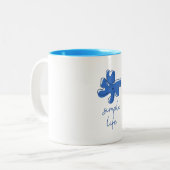 Simple Life Minimalism ツートーンマグカップ (正面左)