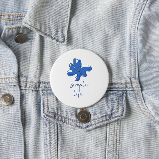 Simple Life Minimalism Button 缶バッジ (インサイチュ)
