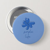Simple Life Minimalism Button 缶バッジ (正面&裏面)