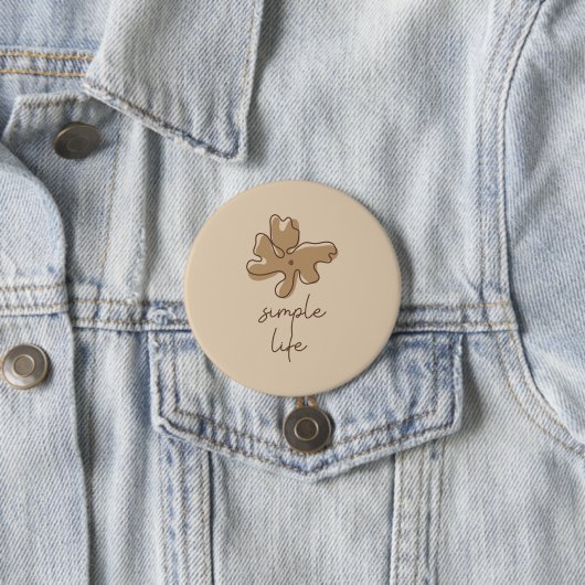 Simple Life Minimalism Button 缶バッジ (インサイチュ)