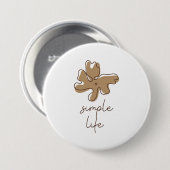 Simple Life Minimalism Button 缶バッジ (正面&裏面)