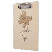 Simple Life Minimalism Clipboard クリップボード (左)