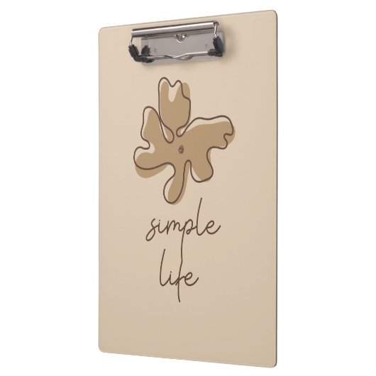 Simple Life Minimalism Clipboard クリップボード (左)