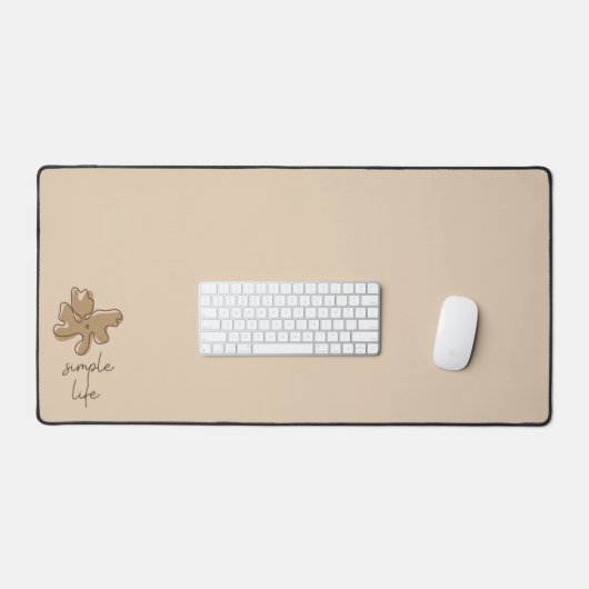 Simple Life Minimalism Desk Mat デスクマット (キーボード&マウス)