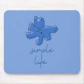 Simple Life Minimalism Mousepad マウスパッド (正面)