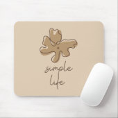 Simple Life Minimalism Mousepad マウスパッド (マウス)