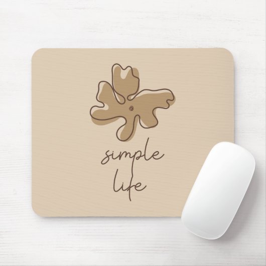 Simple Life Minimalism Mousepad マウスパッド (マウス)