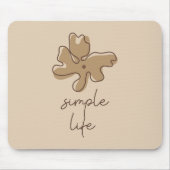 Simple Life Minimalism Mousepad マウスパッド (正面)