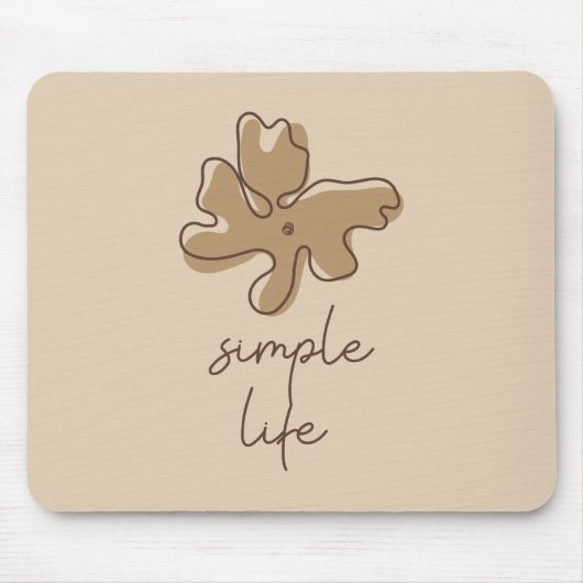 Simple Life Minimalism Mousepad マウスパッド (正面)