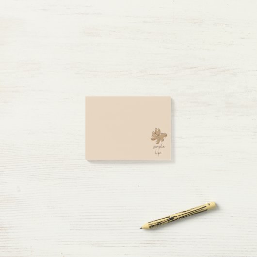 Simple Life Minimalism Notes ポストイット (デスク上)