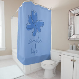 Simple Life Minimalism Shower Curtain シャワーカーテン