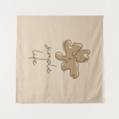 Simple Life Minimalism Tapestry タペストリー (正面(横))