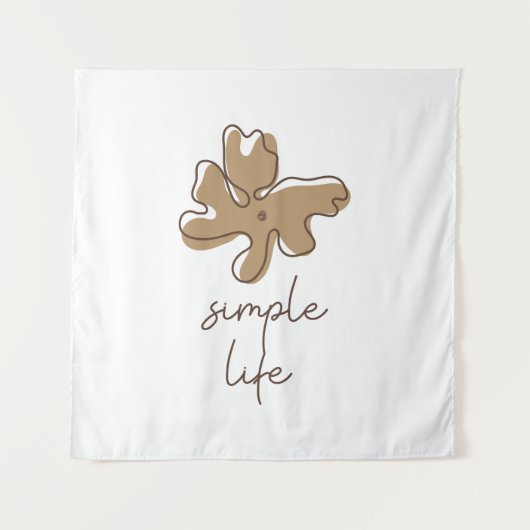Simple Life Minimalism Tapestry タペストリー (正面)