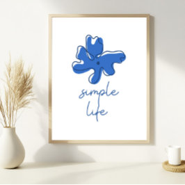 Simple Life Minimalism Wall Art ポスター