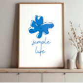 Simple Life Minimalism Wall Art ポスター