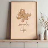 Simple Life Minimalism Wall Art ポスター