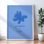 Simple Life Minimalism Wall Art ポスター