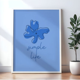 Simple Life Minimalism Wall Art ポスター