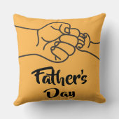 Simple Line Art Parent Child Grip クッション (裏面)