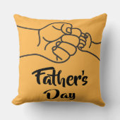 Simple Line Art Parent Child Grip クッション (正面)