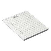 Simple Lines Teacher Notepad ノートパッド (アングル)