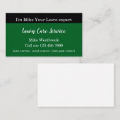 Simple Local Lawn Care Service  名刺 (正面/裏面)