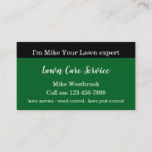 Simple Local Lawn Care Service 名刺 (正面)
