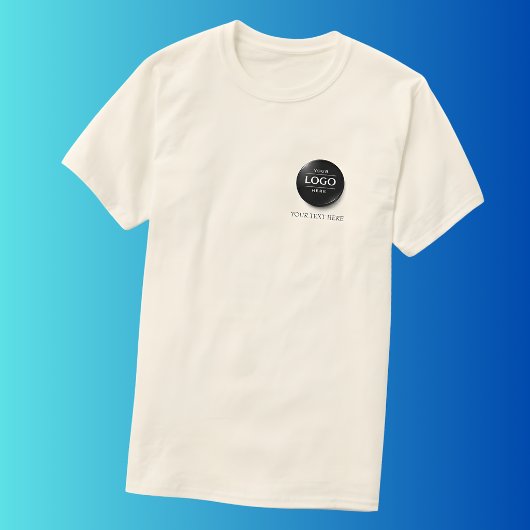 Simple Logo and Text Business T-Shirt Tシャツ