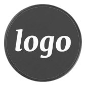Simple Logo Branding Business Promotional アイスホッケーパック (正面)