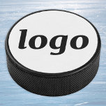 Simple Logo Branding Business Promotional アイスホッケーパック<br><div class="desc">Add your own logo to this design. Minimalist and professional. Great for sports teams, staff and employees, as a promotional product for your clients and customers, at trade shows and corporate events, and for sports sponsorship. It reinforces brand presence in a way that feels calm, intentional, and polished rather than...</div>