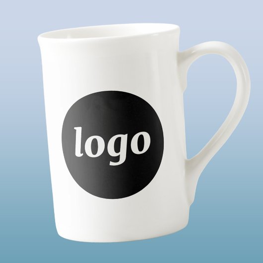 Simple Logo Branding Business Promotional ボーンチャイナマグカップ