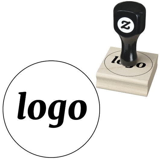 Simple Logo Branding Business Promotional ラバースタンプ