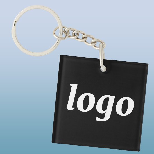 Simple Logo Branding Promotional Business キーホルダー