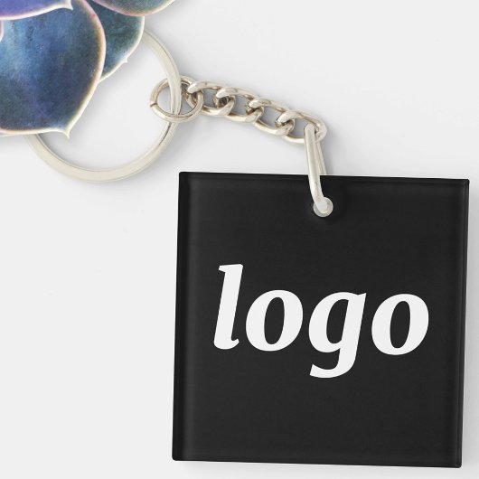 Simple Logo Branding Promotional Business キーホルダー