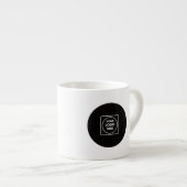 Simple Logo Business Branding Espresso Mug エスプレッソカップ (正面右)