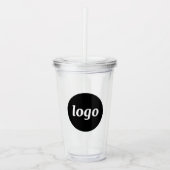Simple Logo Business Branding Promotional アクリルタンブラー (正面)