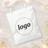 Simple Logo Business Promotional Branding フェイバーバッグ (クリップ留めされた状態)