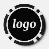 Simple Logo Business Promotional Branding ポーカーチップ (裏面)