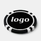 Simple Logo Business Promotional Branding ポーカーチップ (シングル)