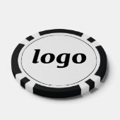 Simple Logo Business Promotional Branding ポーカーチップ (シングル)