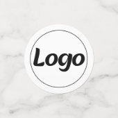 Simple Logo Custom Business Promotional コンフェッティ (スモール正面)