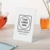 Simple Logo Display Stand for Branding 台座サイン (インサイチュ)