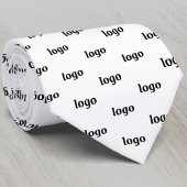 Simple Logo Pattern Business ネクタイ