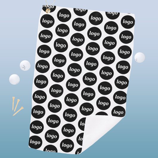 Simple Logo Pattern Business Promotional ゴルフタオル