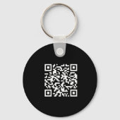 Simple Logo QR Code Business Promotional Keychain キーホルダー (裏面)