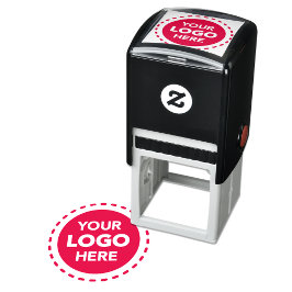 Simple Logo Stamp for Business Branding - 1.5 Inch セルフインキングスタンプ