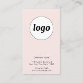 Simple Logo Text Business Customer Loyalty Card 名刺 (正面)